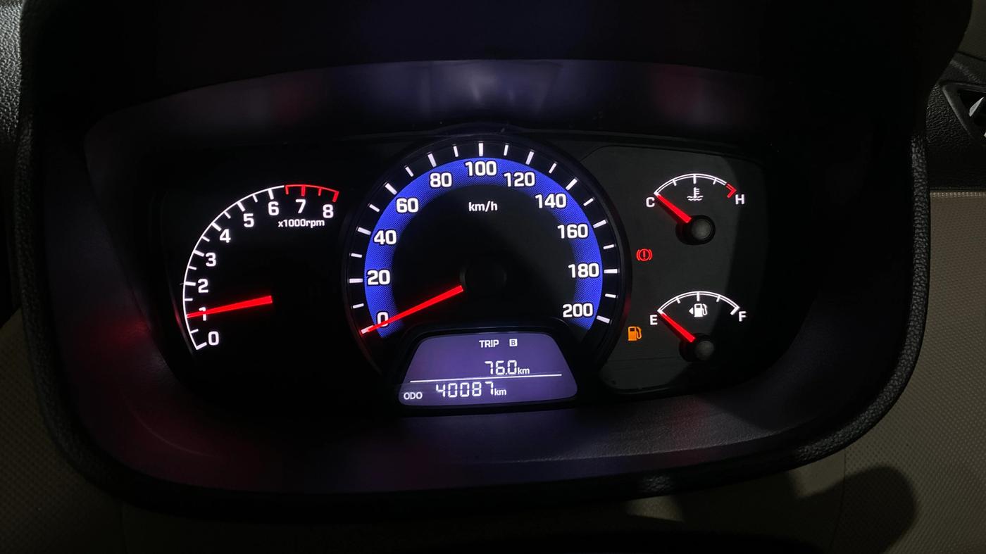 2014 Hyundai Xcent S (O) 1.2, Petrol, Manual, 40,084 km, Odometer Image