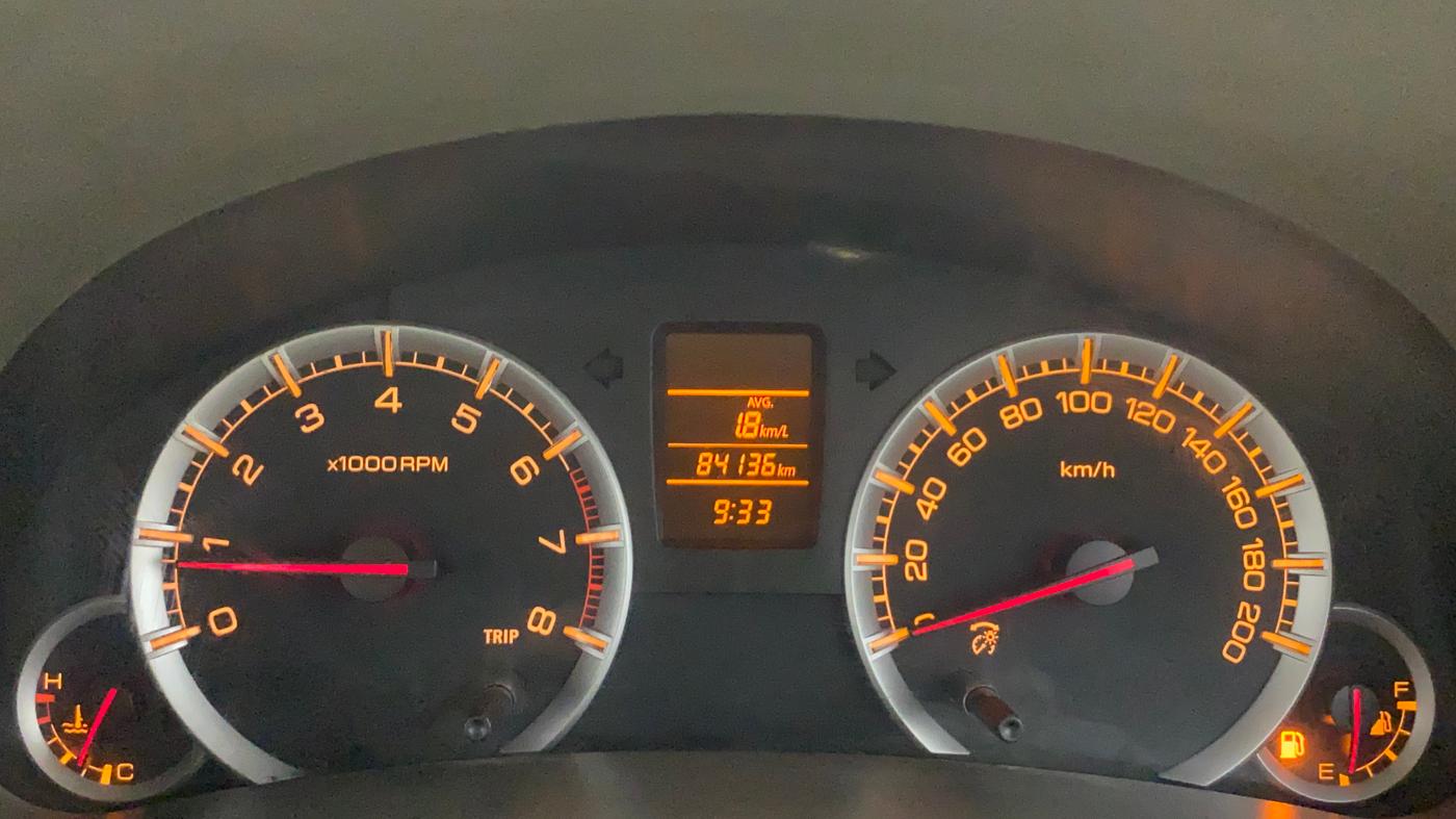 2013 Maruti Ertiga VXI, Petrol, Manual, 84,136 km, Odometer Image