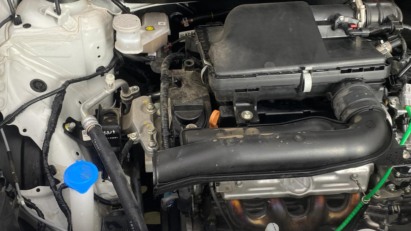 2025 Toyota Glanza V AMT, Petrol, Automatic, 2,344 km, Engine View - Right