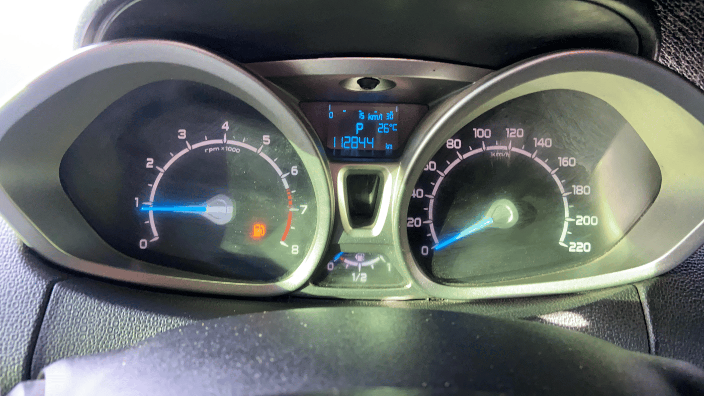 2015 Ford Ecosport TITANIUM 1.5L PETROL AT, Petrol, Automatic, 1,12,827 km, Odometer Image