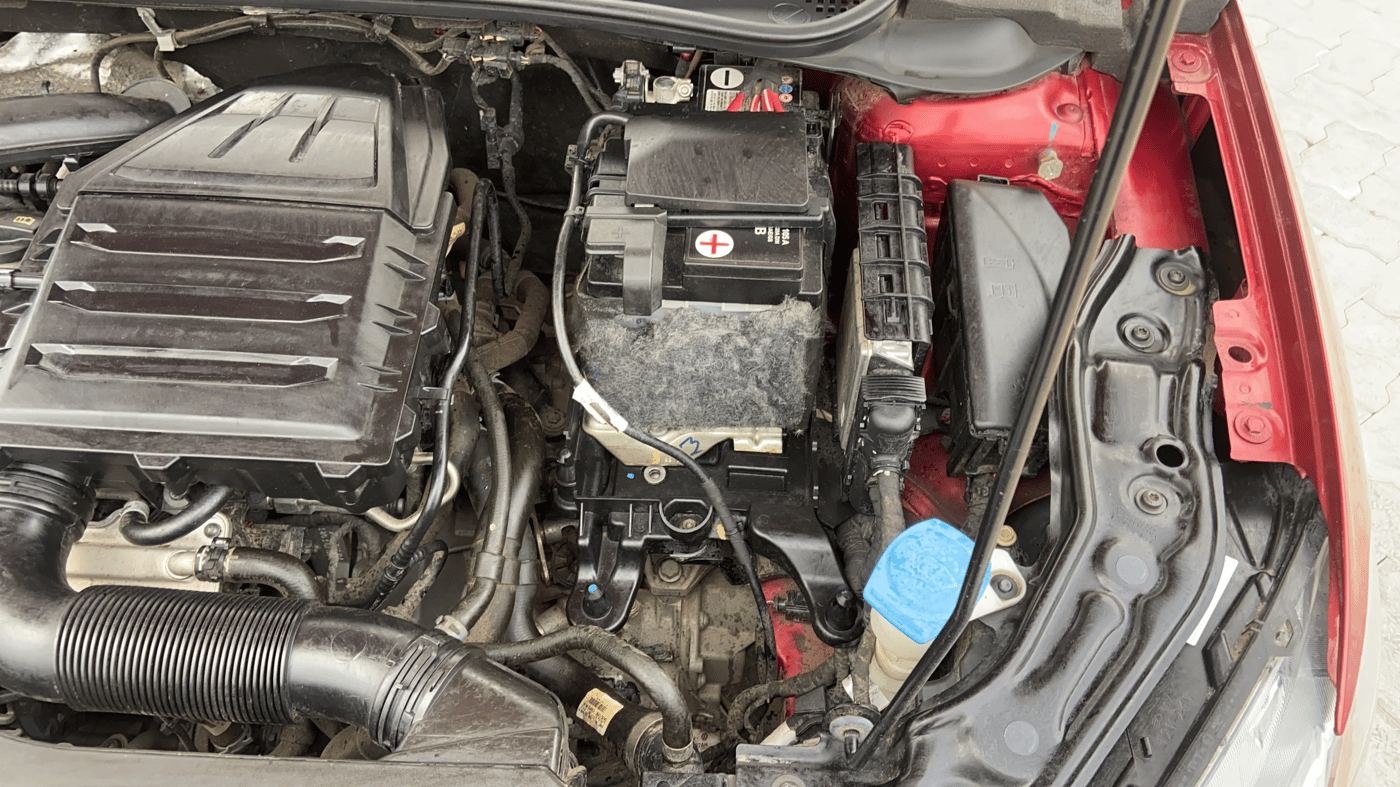 2022 Volkswagen VIRTUS HIGHLINE TSI 1.0 MT, Petrol, Manual, 16,832 km, Engine View - Left