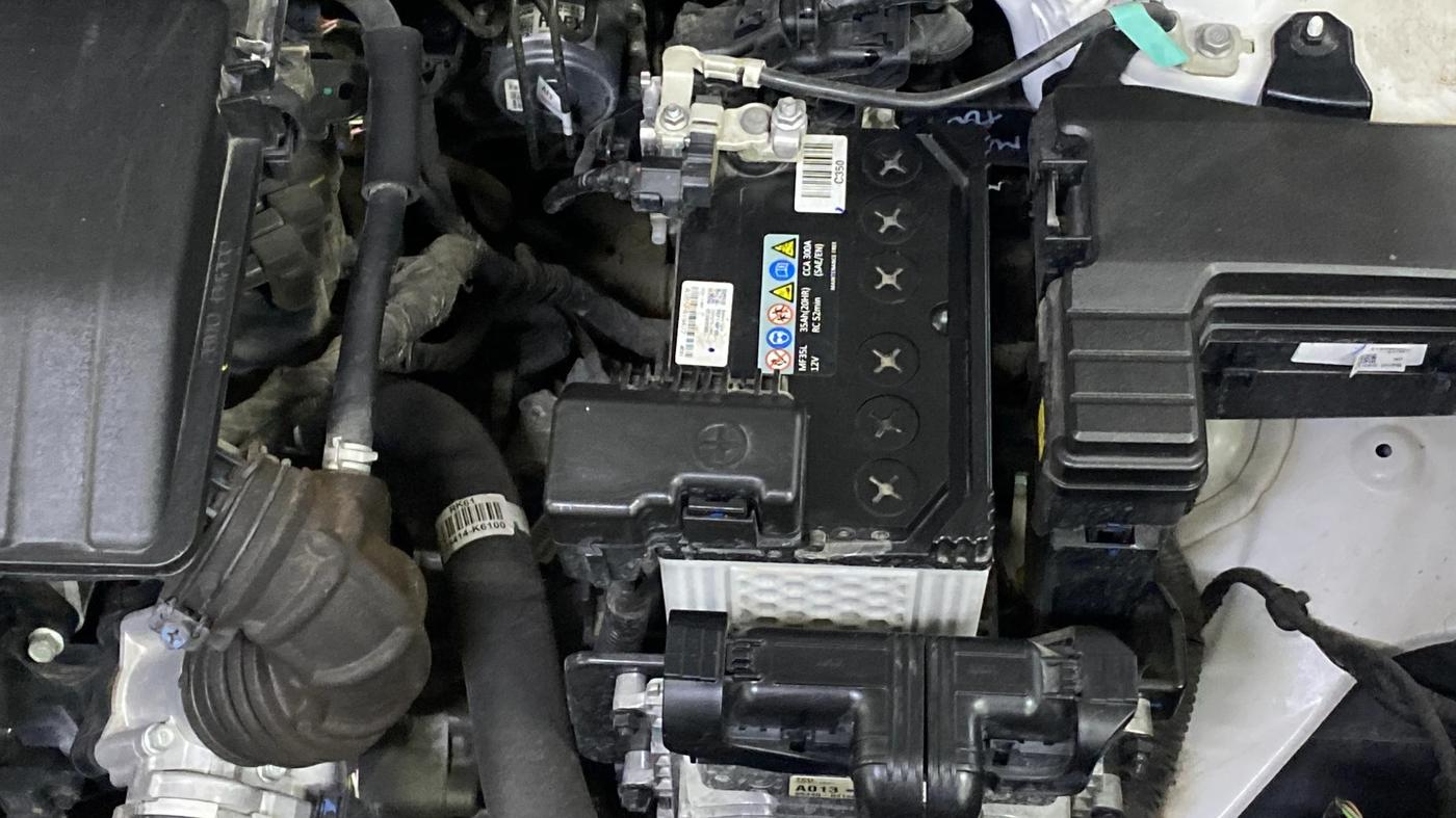 2025 Hyundai EXTER SX(O) CONNECT 1.2 AMT, Petrol, Automatic, 8,069 km, Engine View - Left