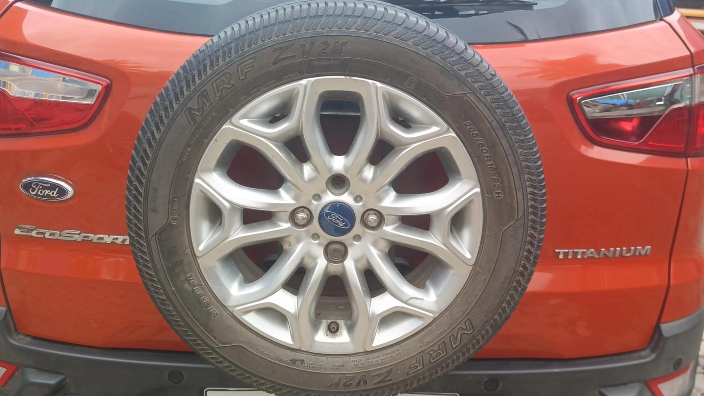 2015 Ford Ecosport TITANIUM 1.5L PETROL AT, Petrol, Automatic, 91,217 km, Spare Tyre