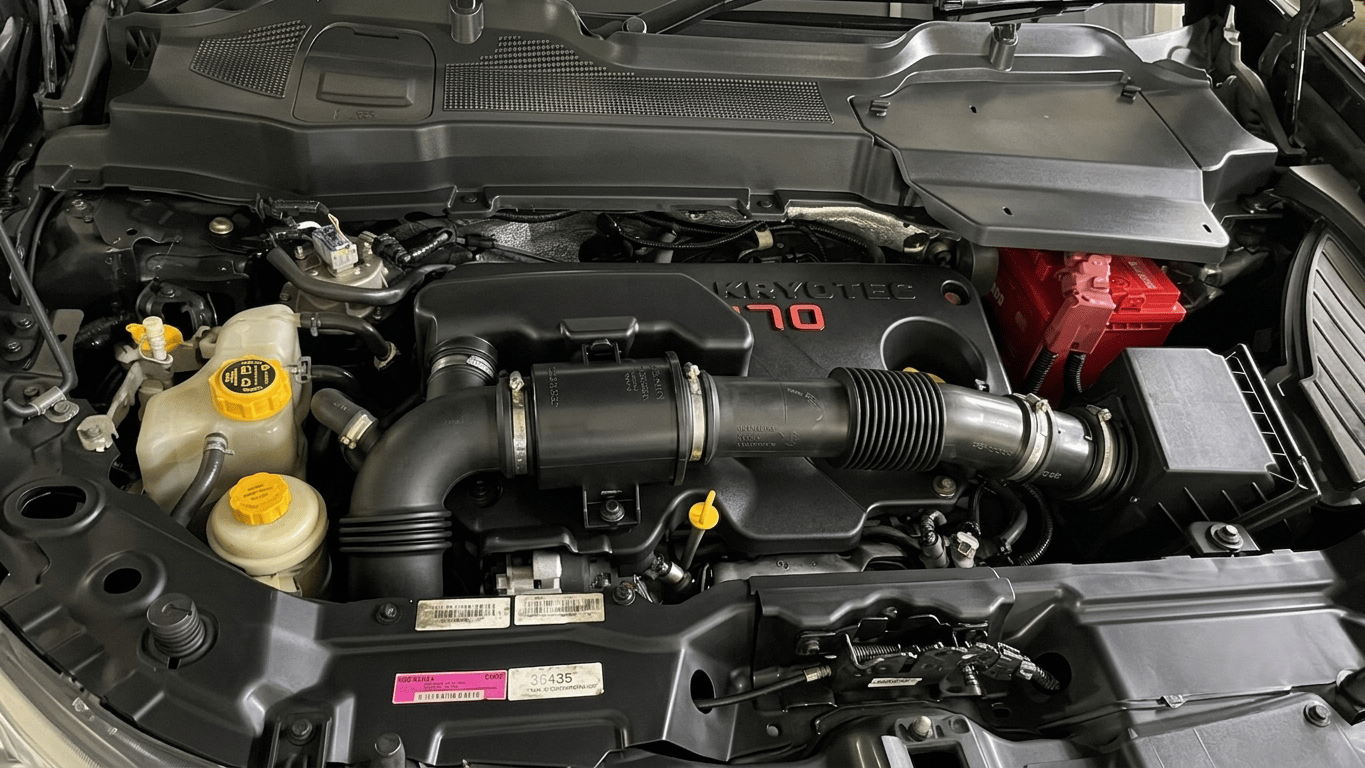 2021 Tata Harrier XT PLUS 2.0L KRYOTEC DARK EDITON, Diesel, Manual, 92,452 km, Engine View - Right