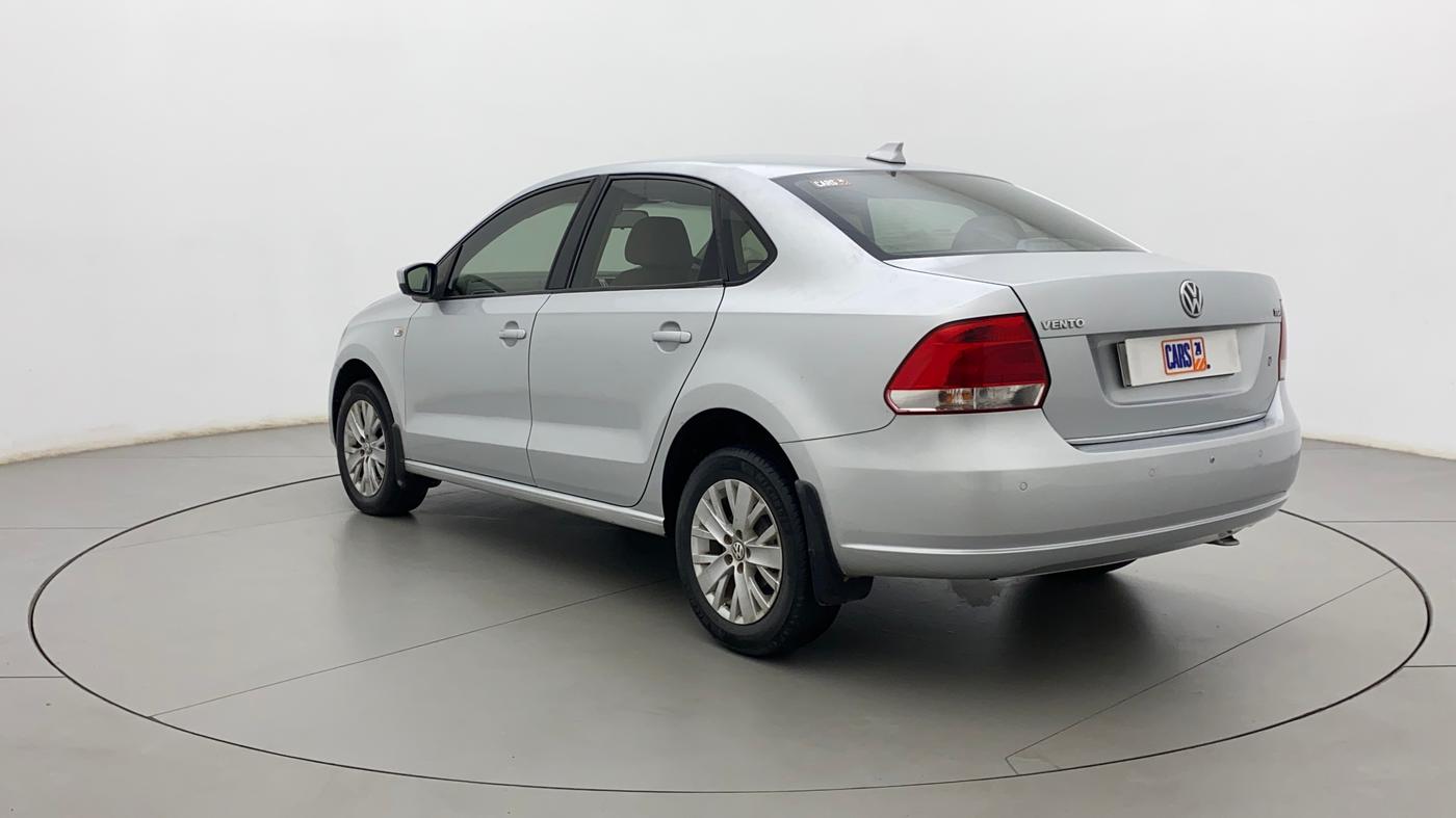 2015 Volkswagen Vento HIGHLINE 1.5 AT, Diesel, Automatic, 95,399 km, Left Back Diagonal