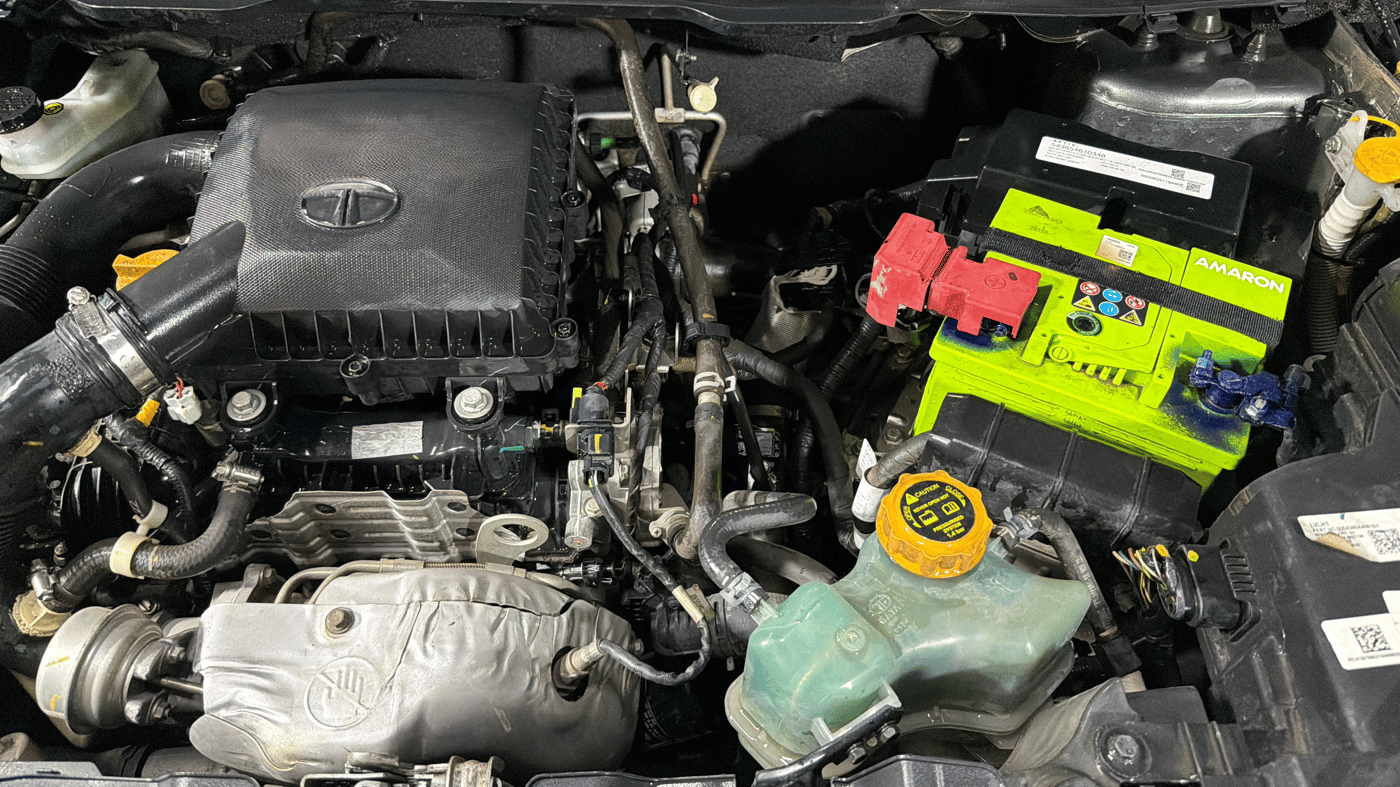 2022 Tata NEXON XM PLUS SUNROOF PETROL, Petrol, Manual, 60,341 km, Engine View - Left