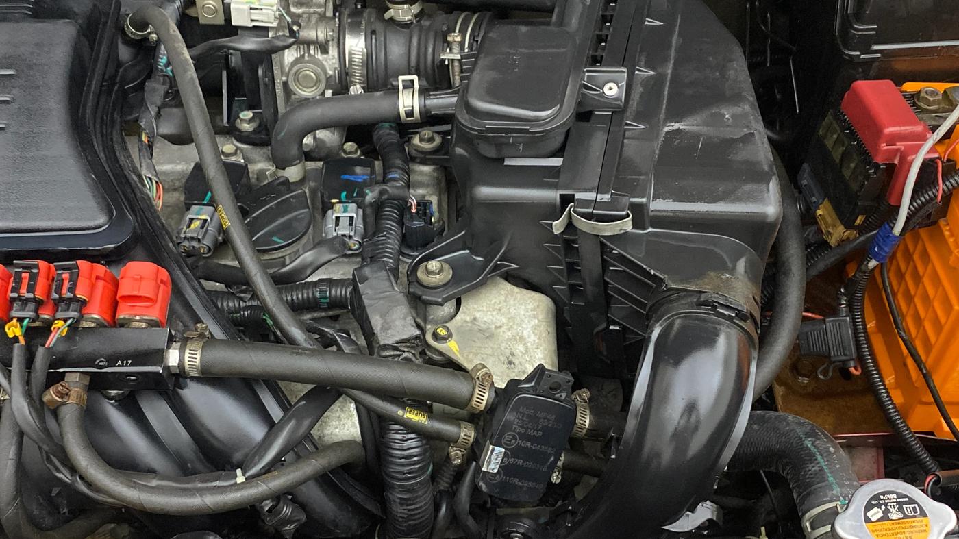 2015 Datsun Go Plus T, CNG, Manual, 84,113 km, Engine View