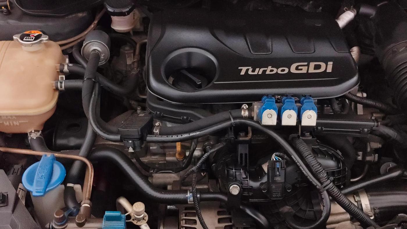 2021 Hyundai NEW I20 ASTA (O) 1.0 TURBO GDI DCT, CNG, Automatic, 48,190 km, Engine View - Right