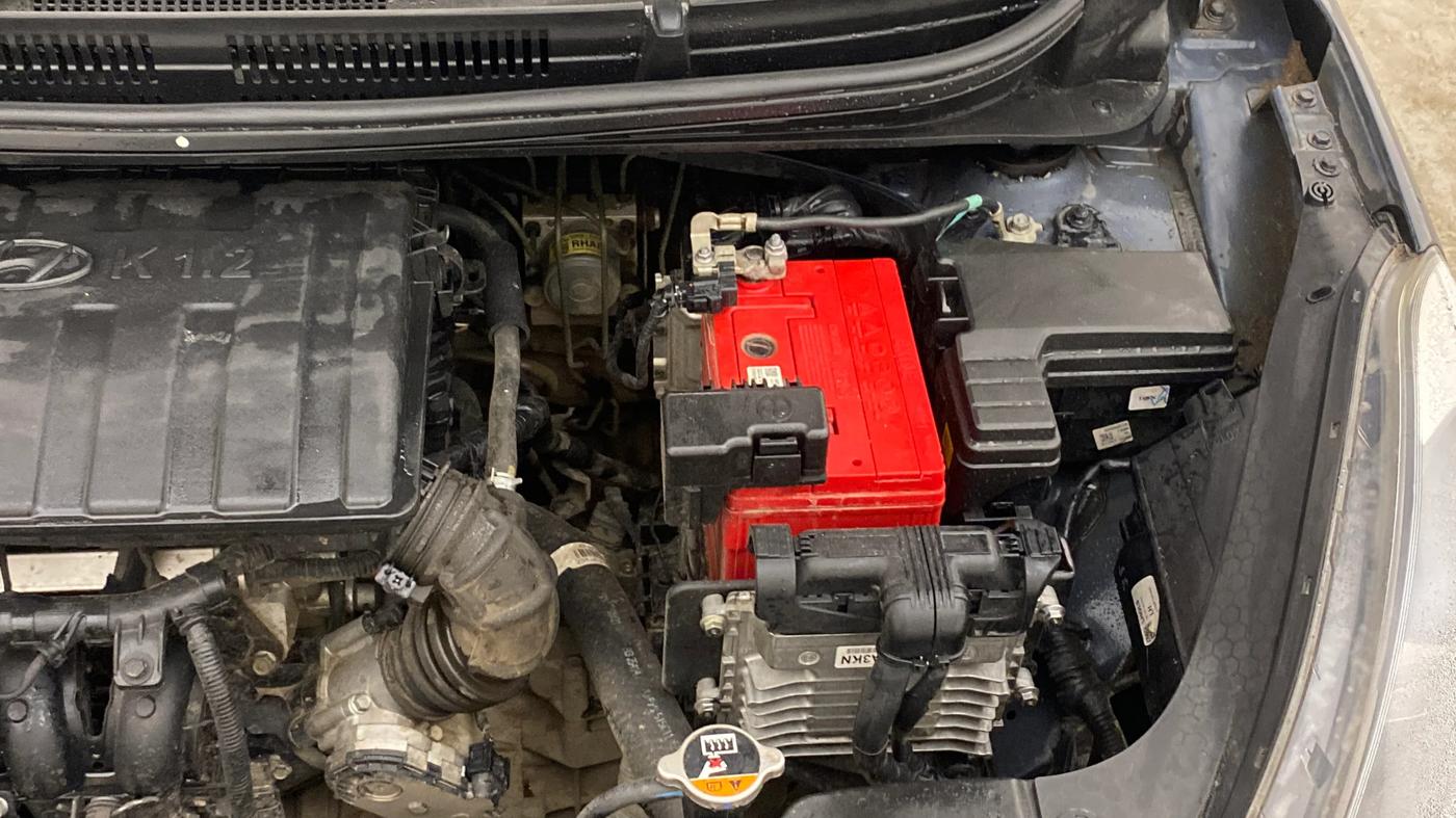 2021 Hyundai GRAND I10 NIOS ASTA AMT 1.2 KAPPA VTVT, Petrol, Automatic, 55,730 km, Engine View - Left