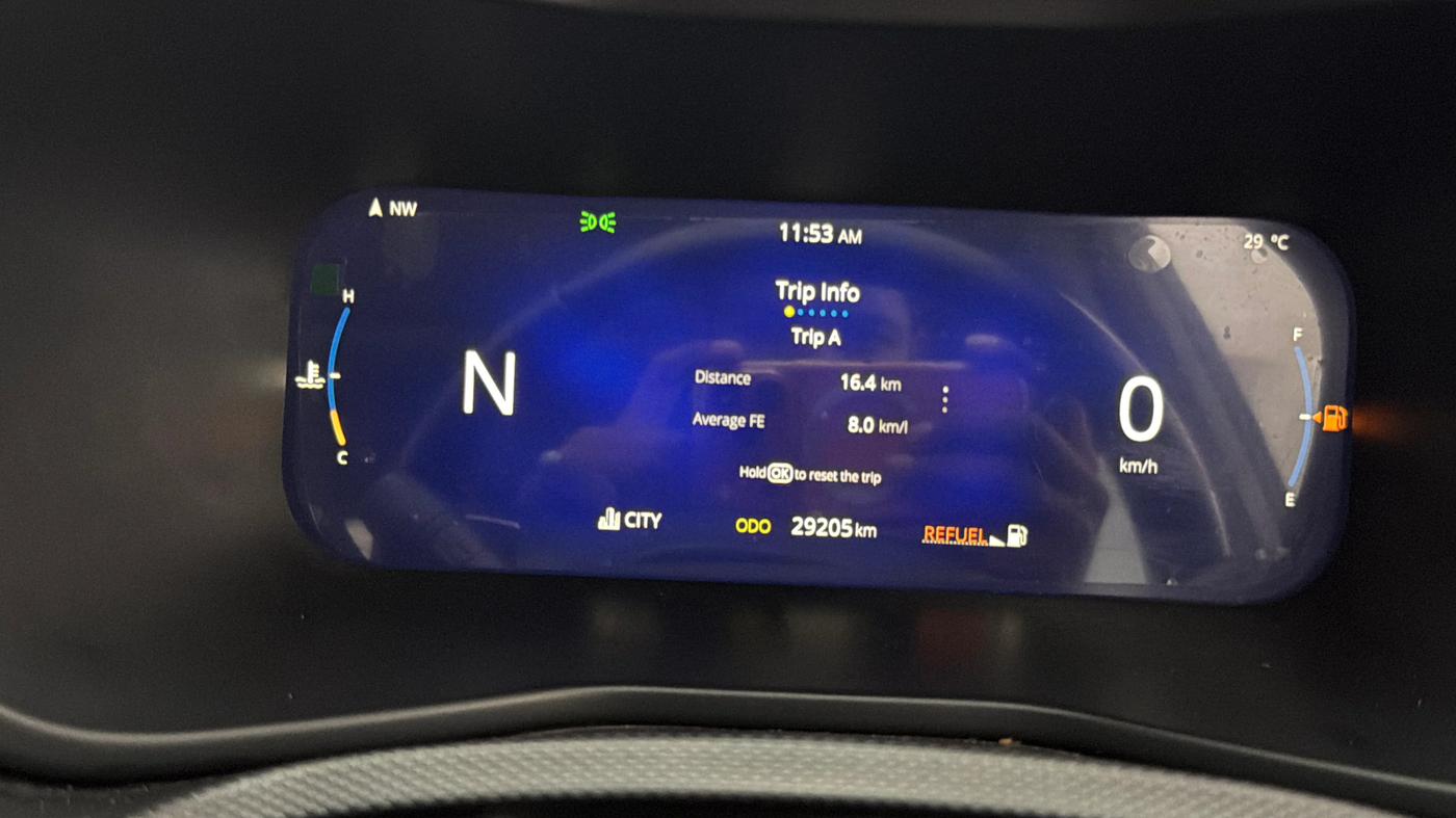 2024 Tata Curvv Creative Plus S 1.2 Petrol 7DCA, Petrol, Automatic, 29,193 km, Odometer Image