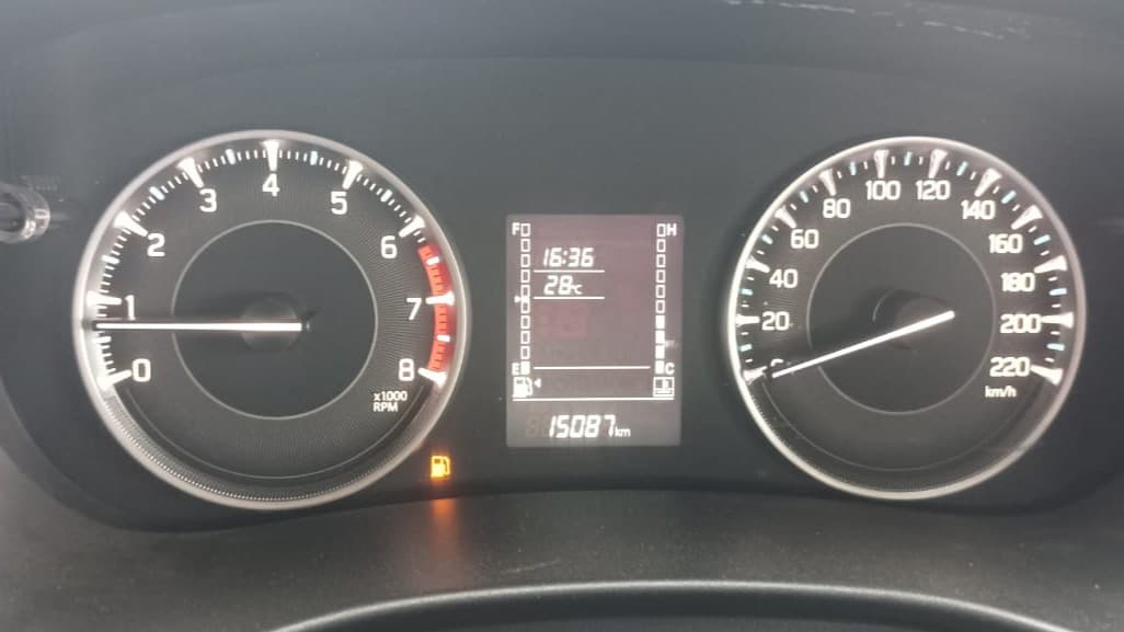 2023 Maruti FRONX DELTA PLUS 1.2MT, Petrol, Manual, 15,074 km, Odometer Image