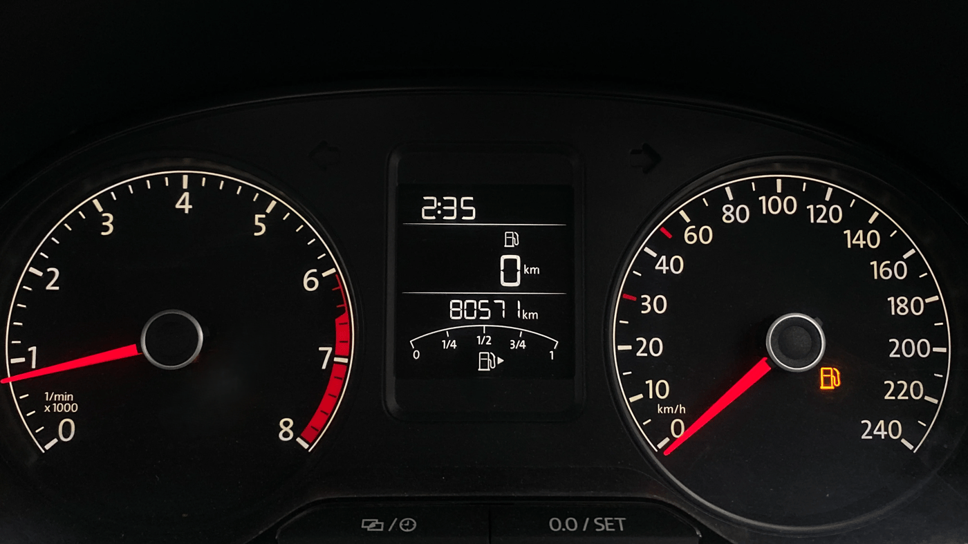 2016 Volkswagen Ameo HIGHLINE1.2L, Petrol, Manual, 80,568 km, Odometer Image
