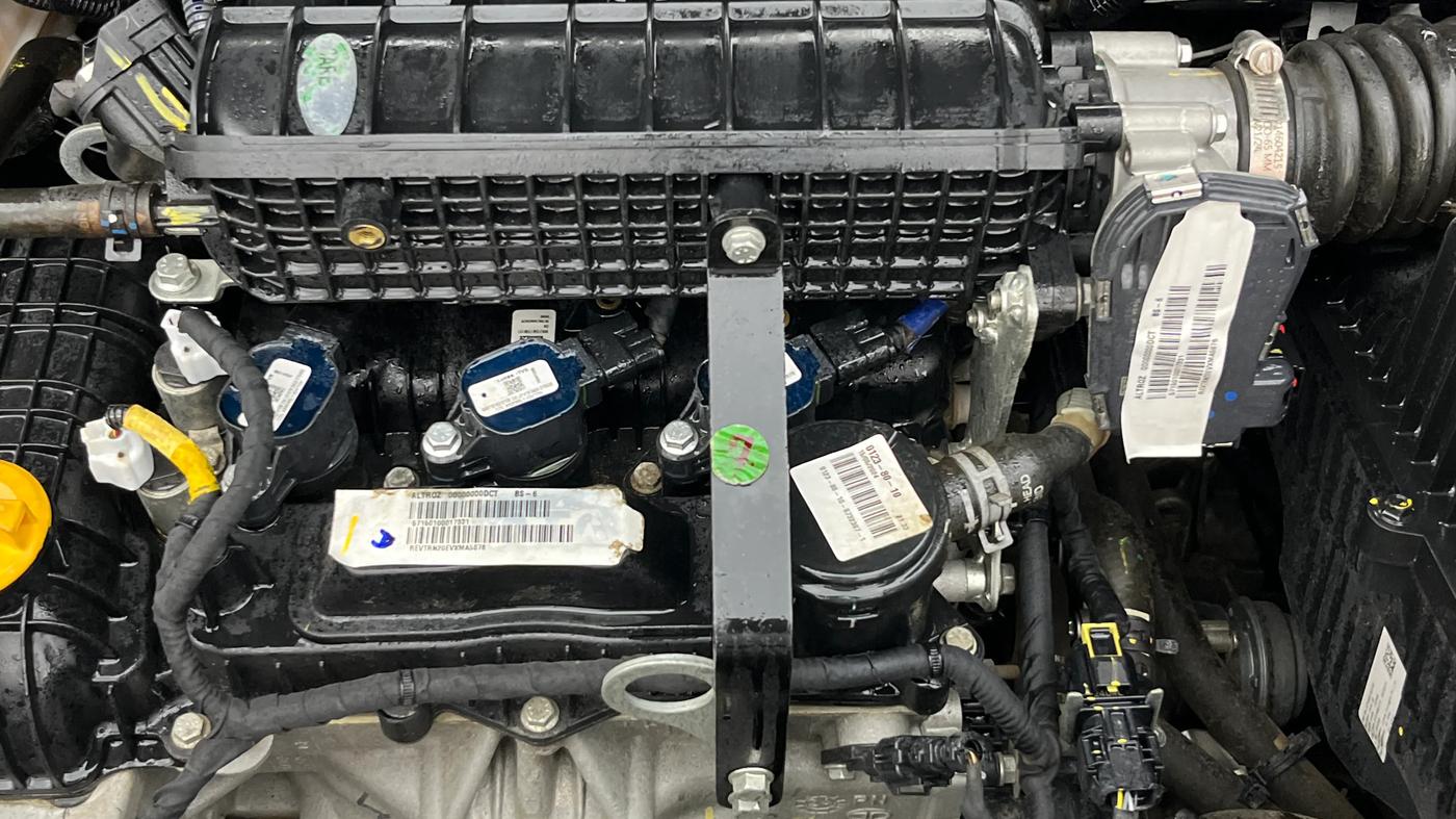 2024 Tata ALTROZ XZA Plus (S) Lux Dark Edition, Petrol, Automatic, 23,295 km, Engine View
