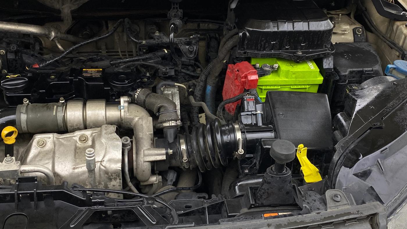 2014 Ford Ecosport TREND 1.5L DIESEL, Diesel, Manual, 1,24,004 km, Engine View - Left