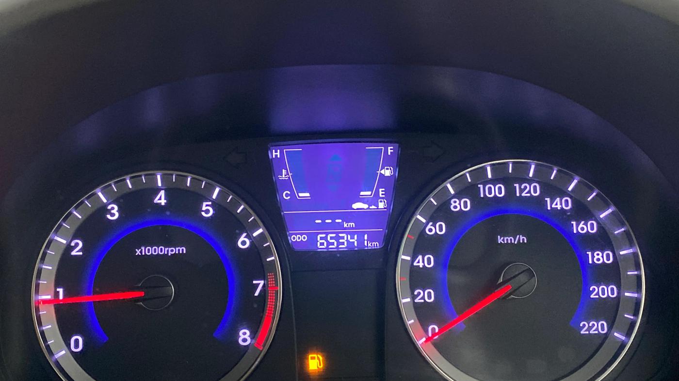 2016 Hyundai Verna 1.6 VTVT SX, Petrol, Manual, 65,299 km, Odometer Image