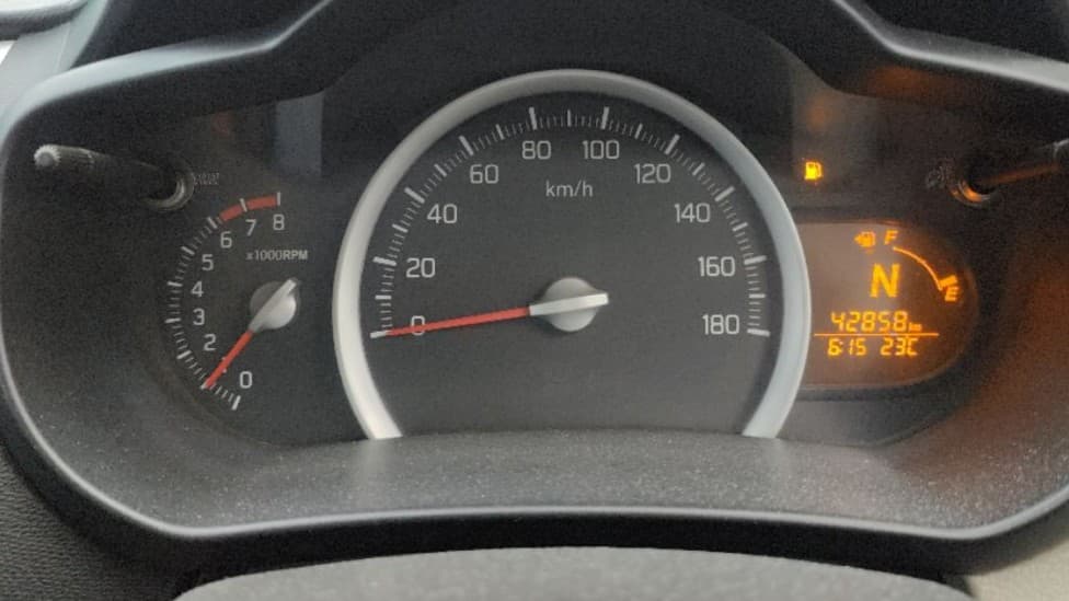 2014 Maruti Celerio VXI AMT, Petrol, Automatic, 42,858 km, Odometer Image
