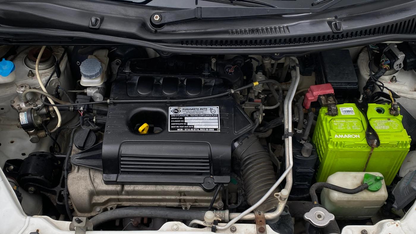 2016 Maruti Wagon R 1.0 VXI, CNG, Manual, 79,251 km, Engine View