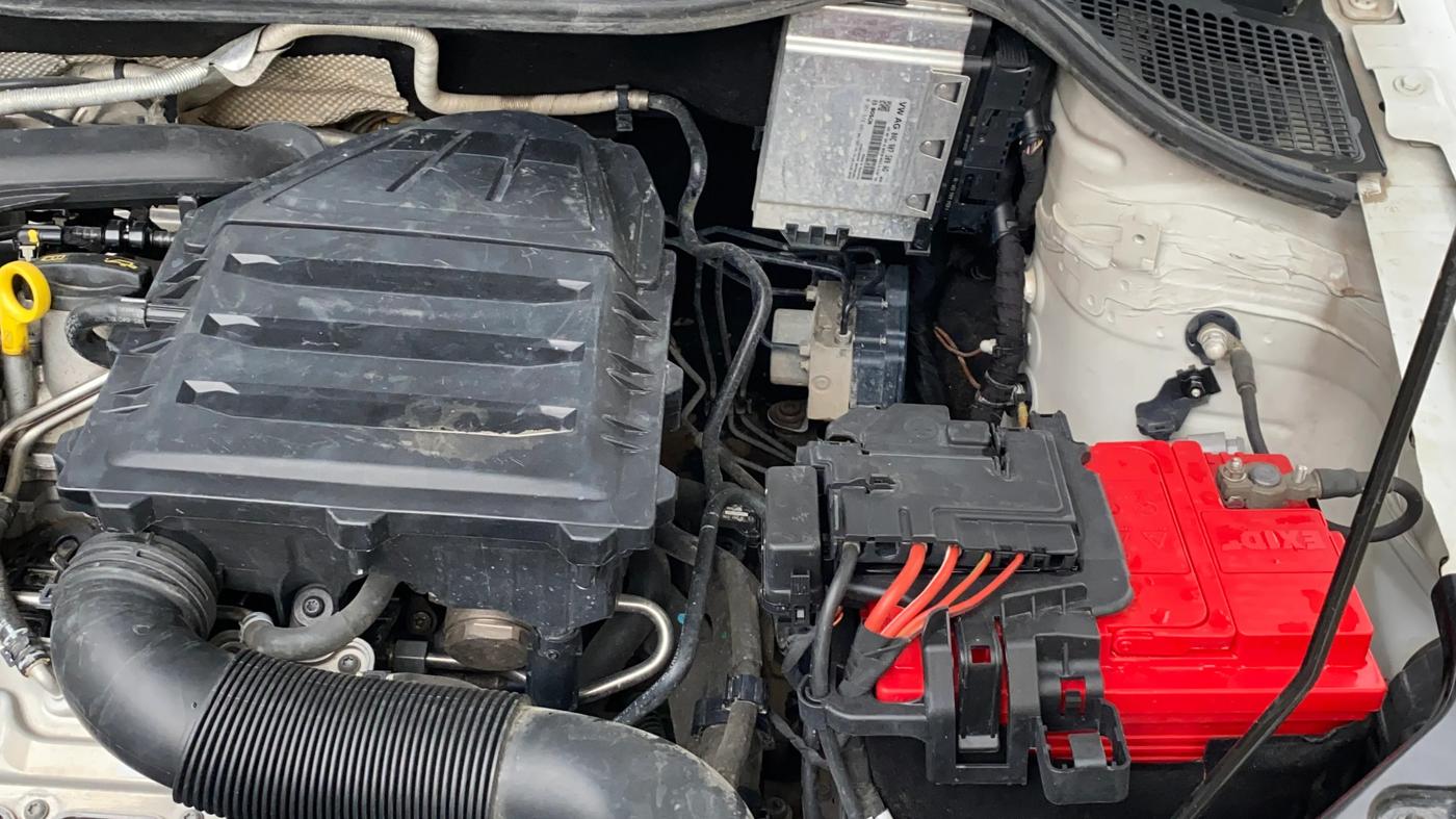 2021 Skoda Rapid STYLE TSI, Petrol, Manual, 1,00,116 km, Engine View - Left