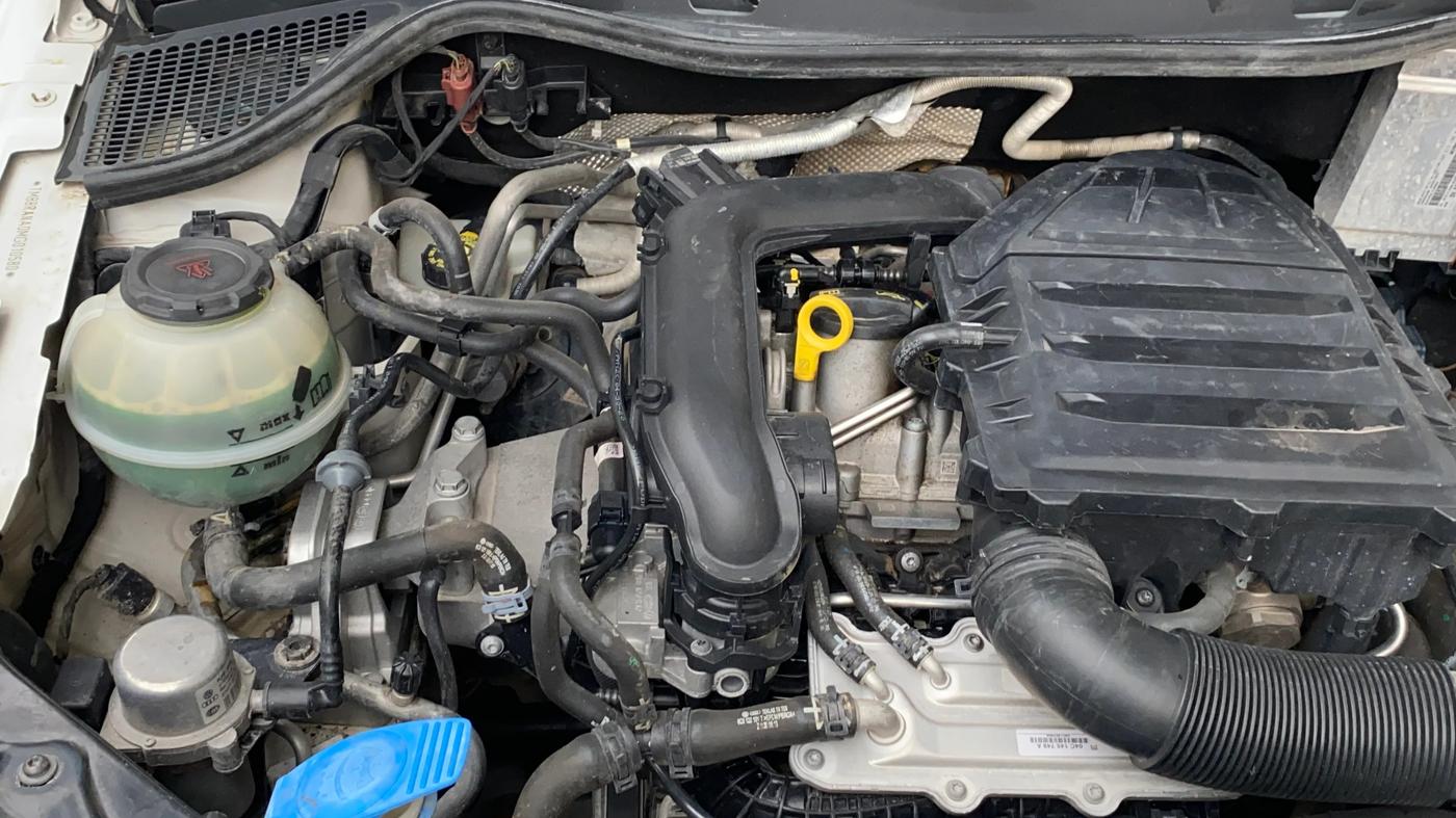 2021 Skoda Rapid STYLE TSI, Petrol, Manual, 1,00,116 km, Engine View - Right