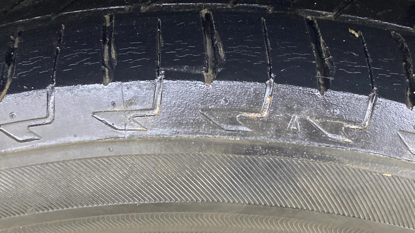 2021 Maruti Vitara Brezza VXI AT SHVS, Petrol, Automatic, 65,953 km, Left Rear Tyre Tread