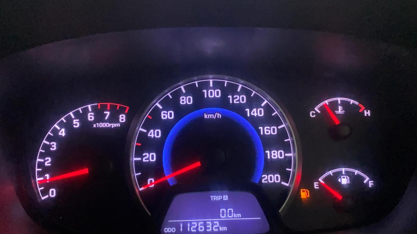 2015 Hyundai Grand i10 MAGNA 1.2 KAPPA VTVT, Petrol, Manual, 1,12,609 km, Odometer Image