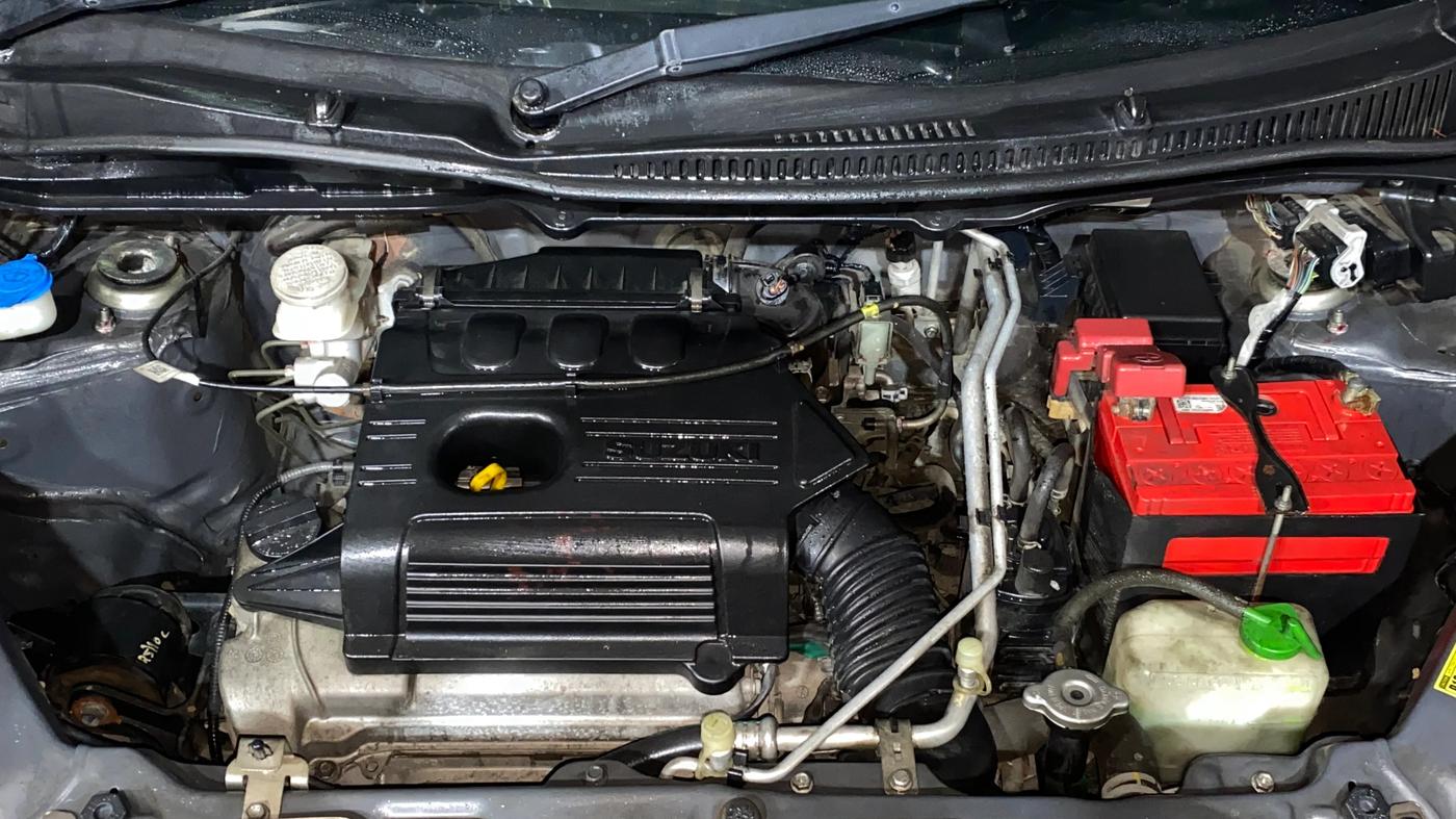 2018 Maruti Wagon R 1.0 VXI, Petrol, Manual, 8,484 km, Engine View