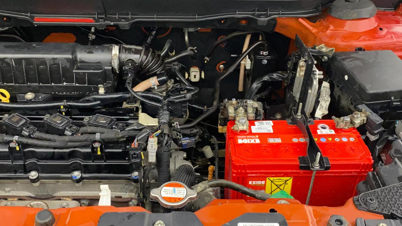 2022 Maruti Vitara Brezza VXI AT SHVS, Petrol, Automatic, 17,022 km, Engine View - Left