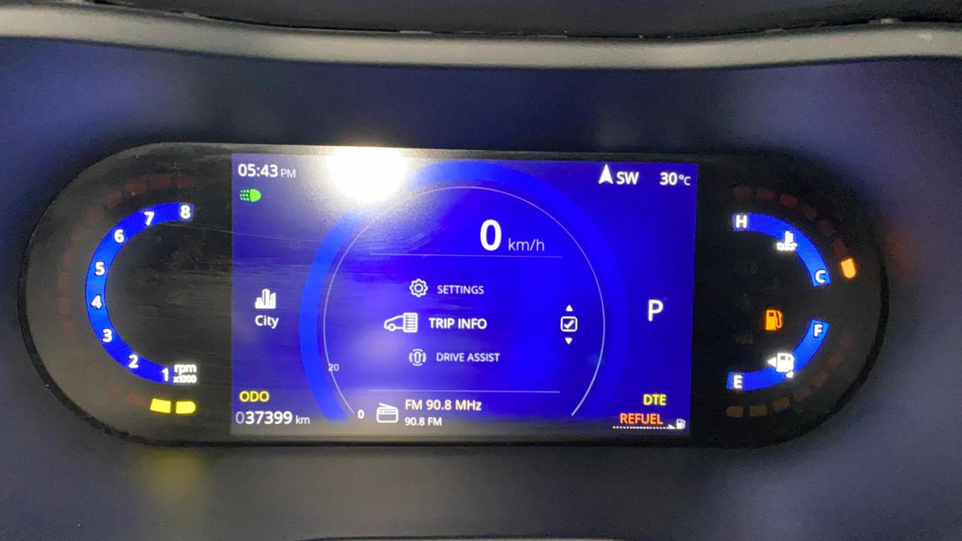 2024 Tata NEXON CREATIVE+ DCA 1.2 PETROL, Petrol, Automatic, 37,395 km, Odometer Image