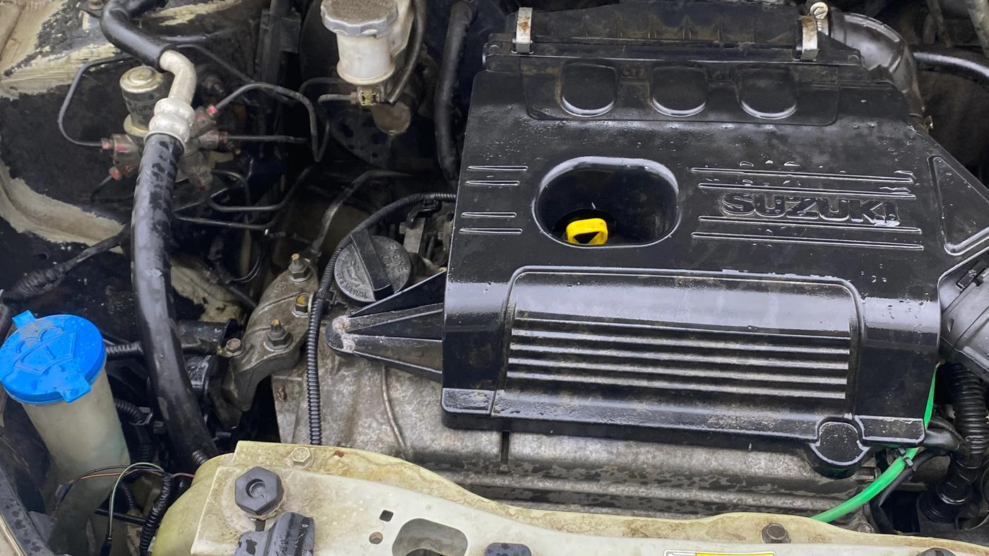 2014 Maruti Celerio VXI CNG, CNG, Manual, 1,17,536 km, Engine View - Right