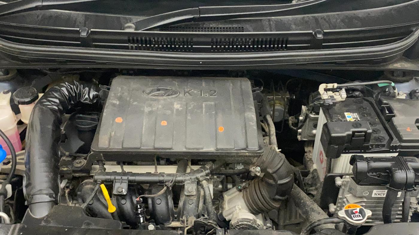 2021 Hyundai GRAND I10 NIOS SPORTZ AMT 1.2 KAPPA VTVT, Petrol, Automatic, 10,791 km, Engine View