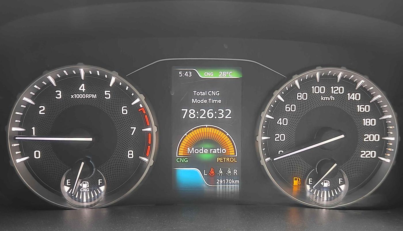 2024 Maruti BREZZA ZXI S-CNG, CNG, Manual, 29,170 km, Odometer Image