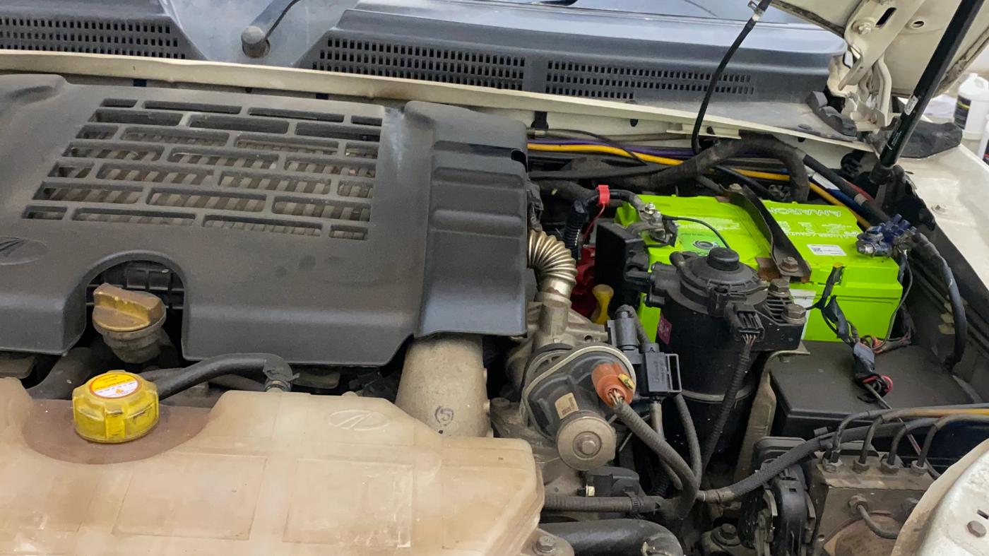 2021 Mahindra Scorpio S3 PLUS, Diesel, Manual, 1,47,126 km, Engine View - Left