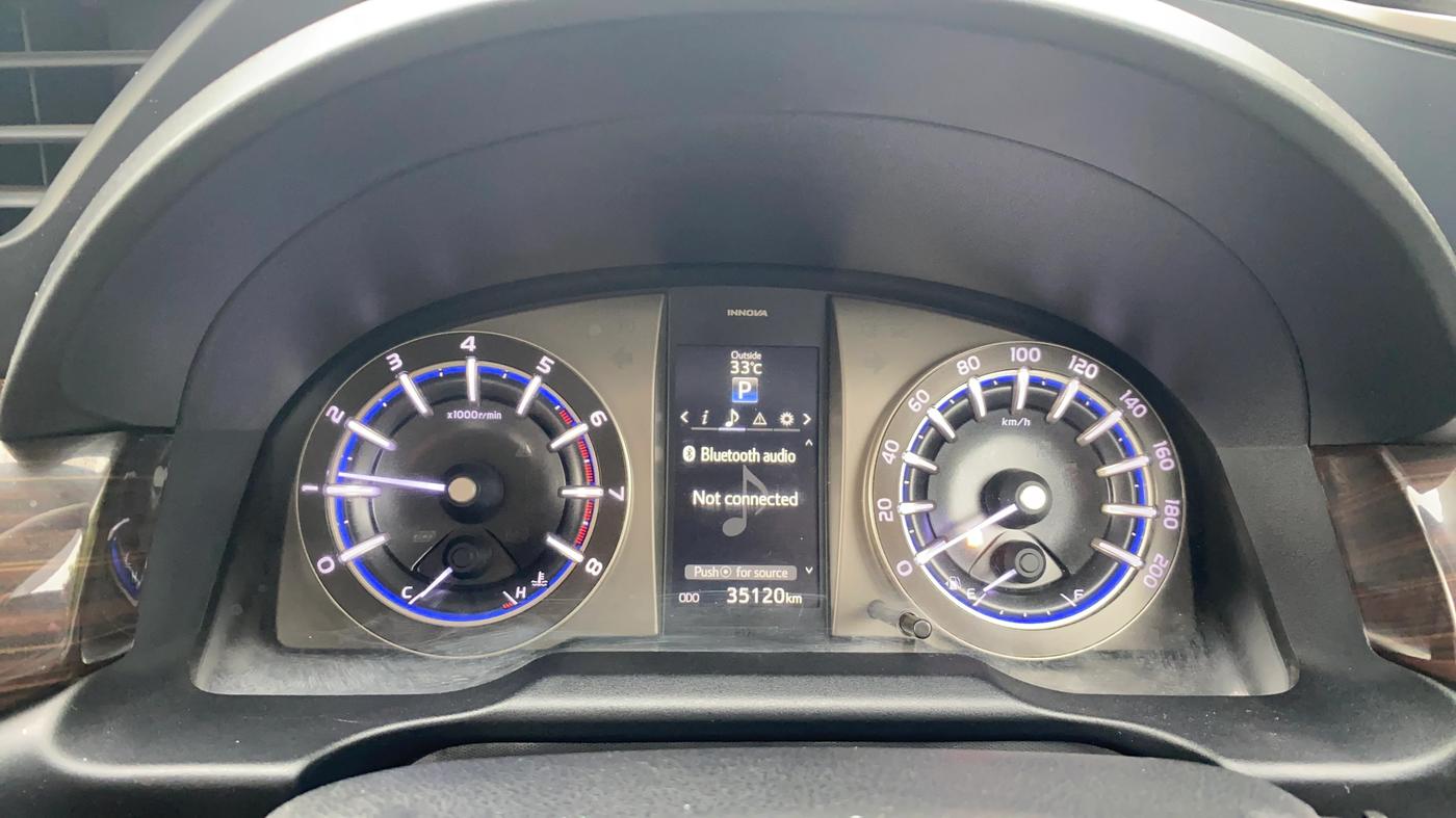 2022 Toyota Innova Crysta 2.7 ZX AT 7 STR, Petrol, Automatic, 35,119 km, Odometer Image