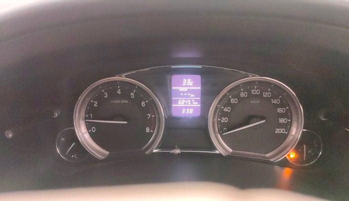 2017 Maruti Ciaz DELTA 1.4 MT PETROL, Petrol, Manual, 68,451 km, Odometer Image