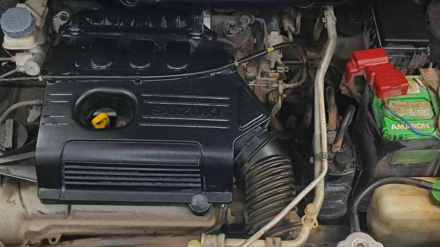 2017 Maruti Wagon R 1.0 VXI, Petrol, Manual, 1,17,308 km, Engine View