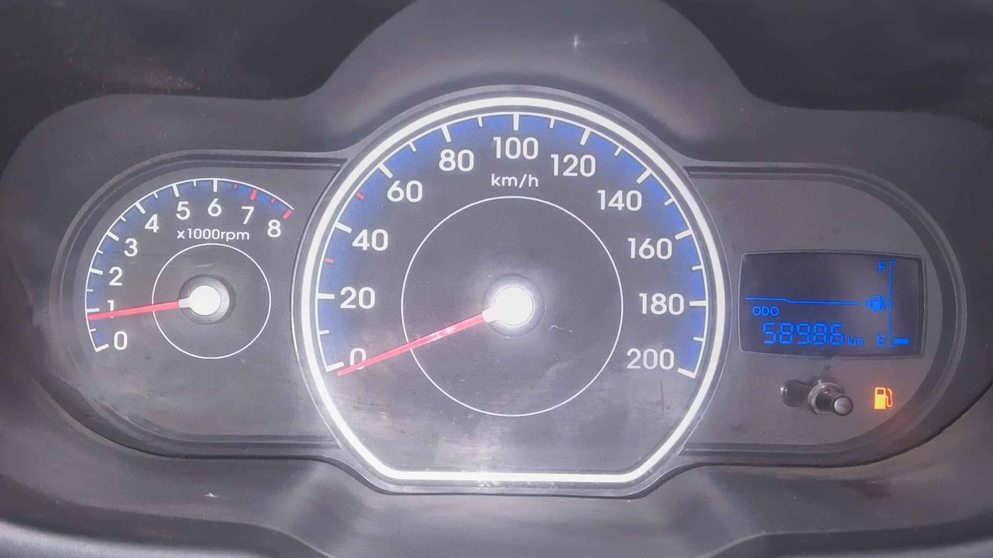 2013 Hyundai i10 SPORTZ 1.2, Petrol, Manual, 58,986 km, Odometer Image