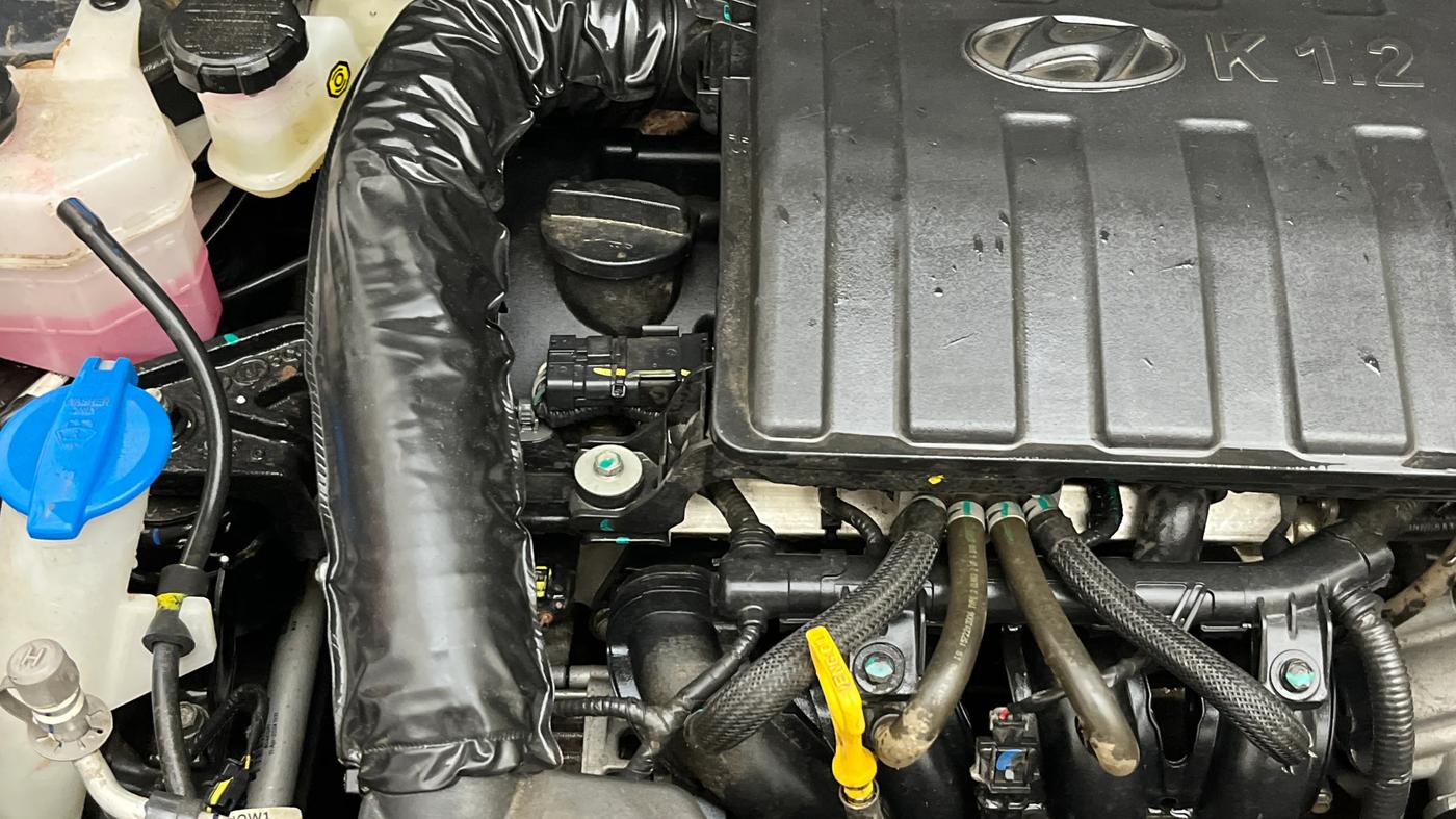 2024 Hyundai AURA SX 1.2 CNG, CNG, Manual, 57,922 km, Engine View - Right