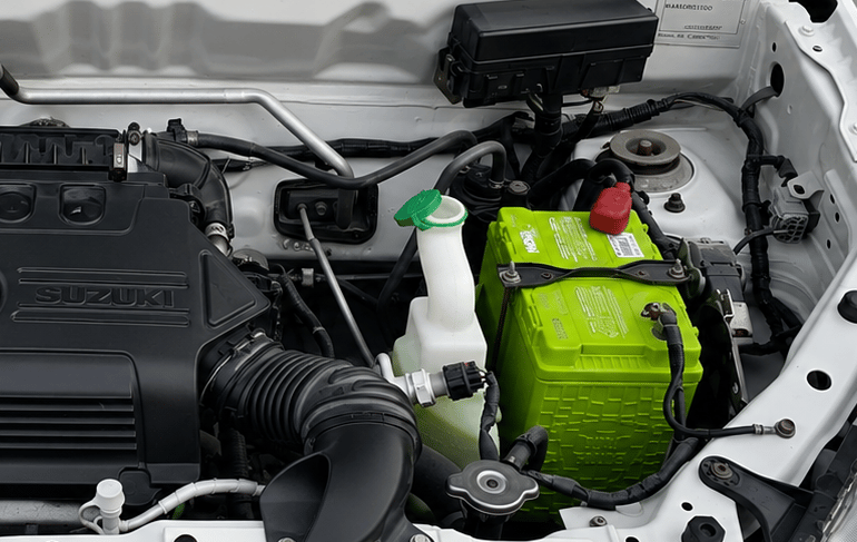 2017 Maruti Alto K10 VXI (O), Petrol, Manual, 1,22,161 km, Engine View - Left