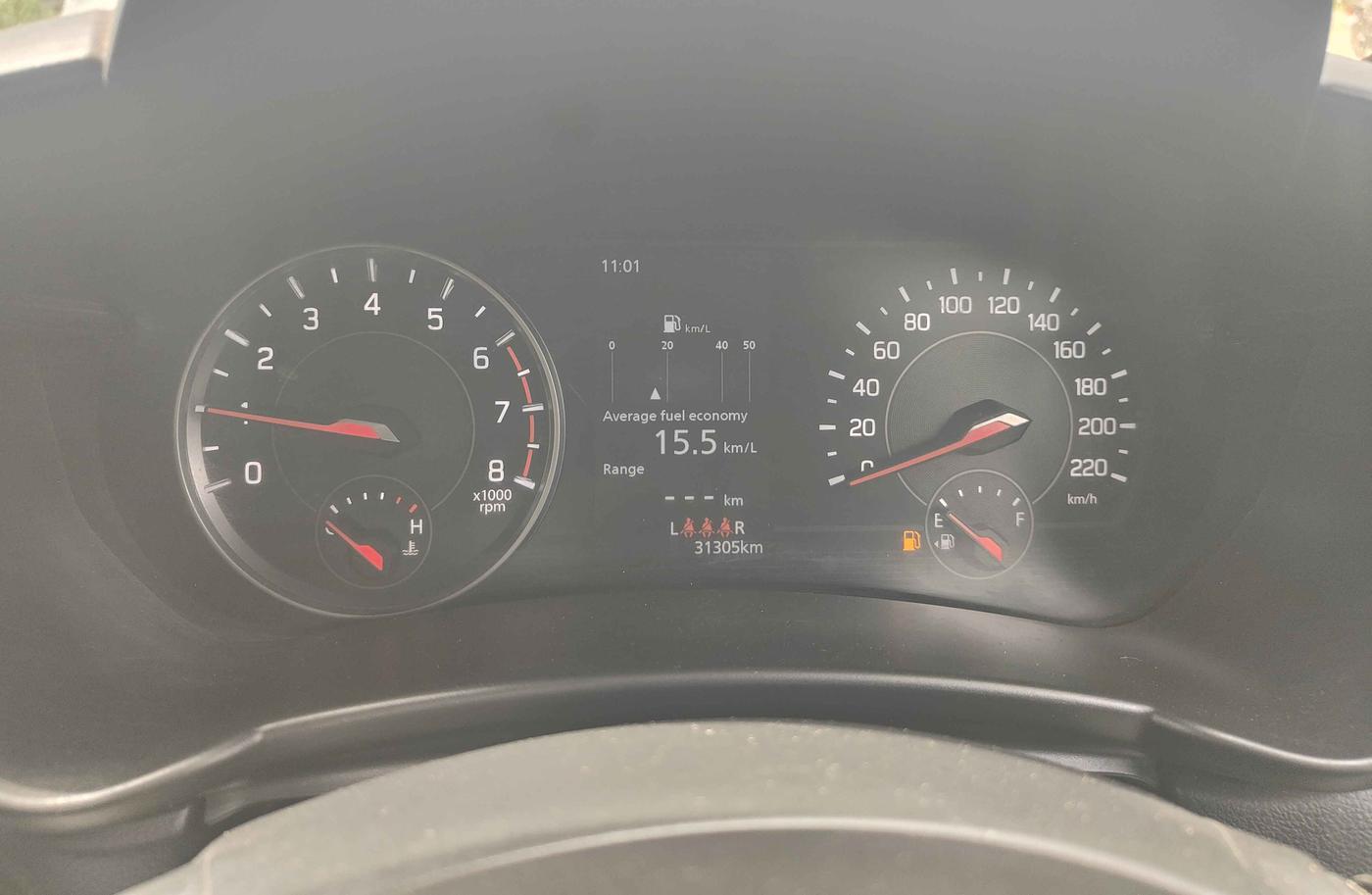 2024 Maruti Swift ZXI PLUS, Petrol, Manual, 31,305 km, Odometer Image