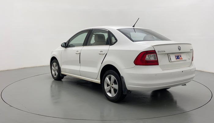 2016 Skoda Rapid AMBITION 1.6 MPFI MT, Petrol, Manual, 48,477 km, Left Back Diagonal