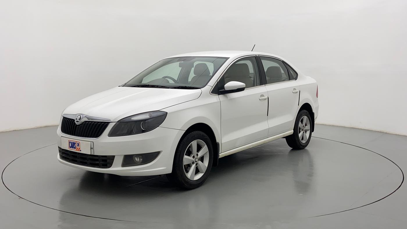 2016 Skoda Rapid AMBITION 1.6 MPFI MT, Petrol, Manual, 48,477 km, Left Front Diagonal