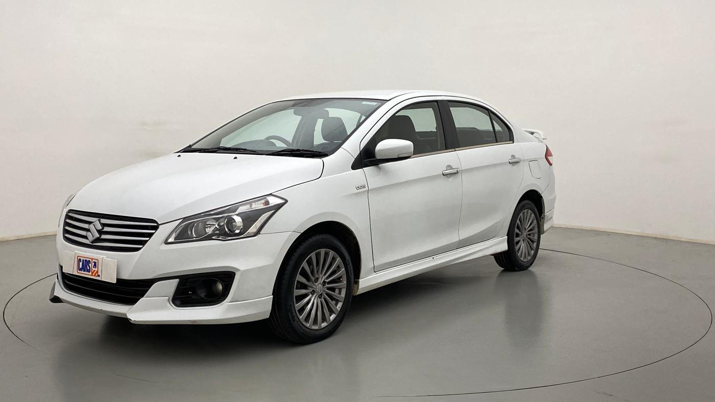 2016 Maruti Ciaz ZDI+ SHVS RS MT, Diesel, Manual, 95,195 km, Left Front Diagonal