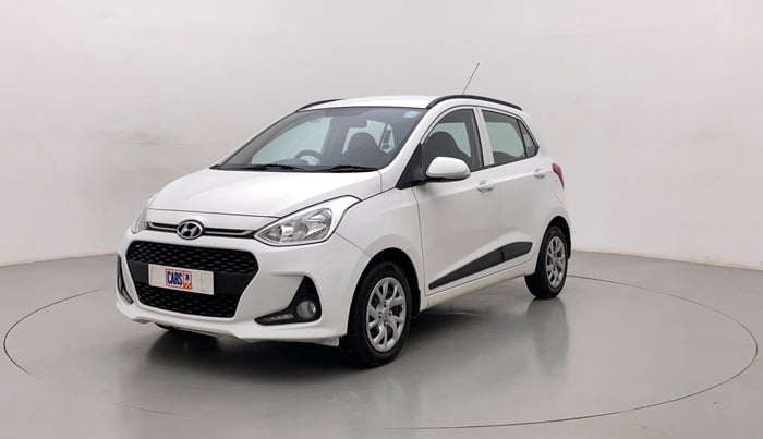 2018 Hyundai Grand i10 SPORTZ (O) 1.2 KAPPA VTVT, Petrol, Manual, 53,226 km, Left Front Diagonal