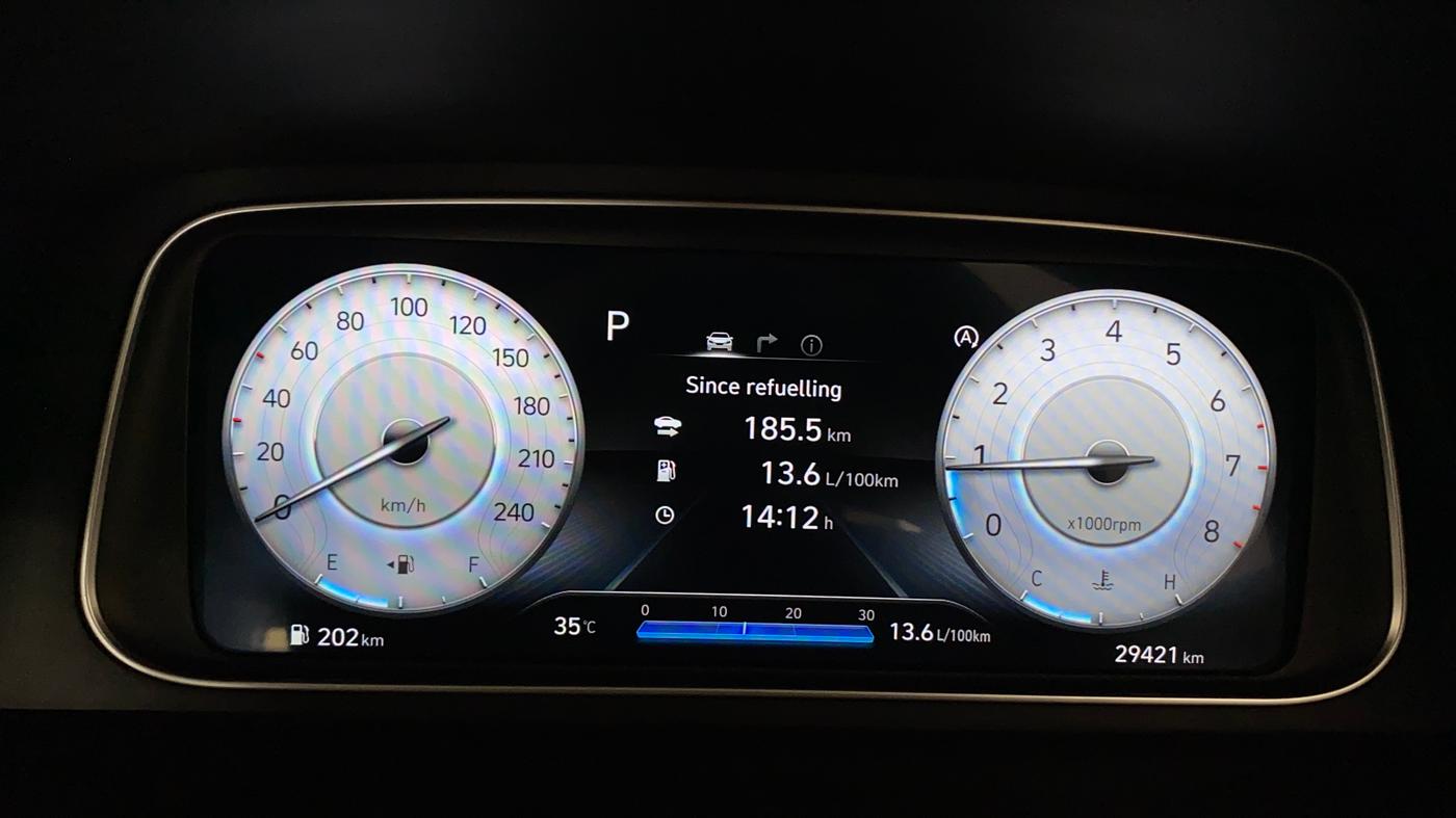2023 Hyundai ALCAZAR 1.5 SIGNATURE (O) TURBO DCT 7, Petrol, Automatic, 29,417 km, Odometer Image