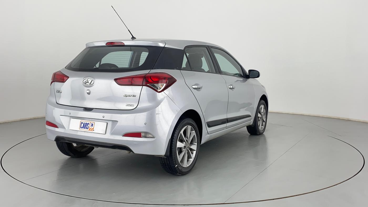 2015 Hyundai Elite i20 Sportz(O) 1.2 VTVT MT, Petrol, Manual, 30,507 km, Right Back Diagonal