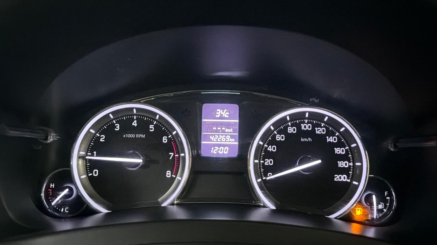 2017 Maruti Ciaz DELTA 1.4 MT PETROL, Petrol, Manual, 42,253 km, Odometer Image
