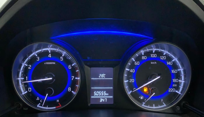 2019 Maruti Baleno DELTA PETROL 1.2, Petrol, Manual, 50,555 km, Odometer Image