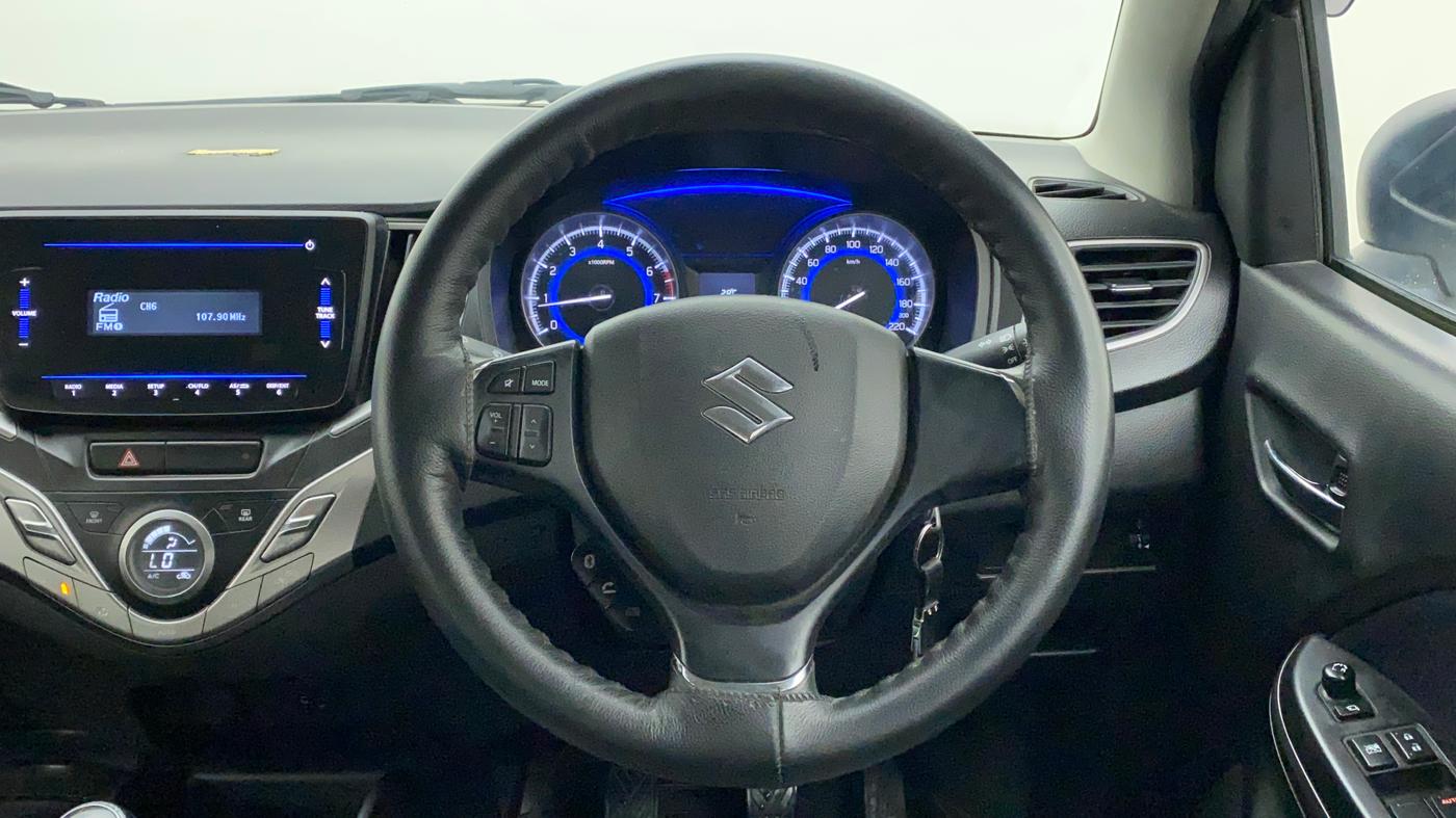 2019 Maruti Baleno DELTA PETROL 1.2, Petrol, Manual, 50,555 km, Steering Wheel Close Up