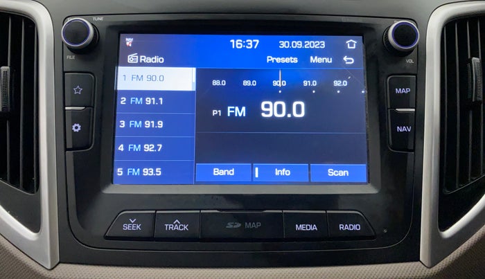 2018 Hyundai Creta SX AT 1.6 PETROL, Petrol, Automatic, 31,942 km, Infotainment System
