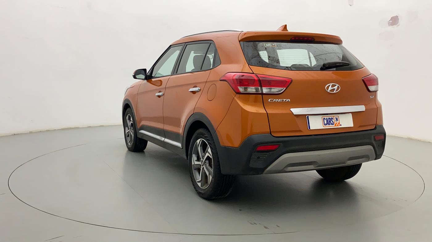 2018 Hyundai Creta SX AT 1.6 PETROL, Petrol, Automatic, 31,942 km, Left Back Diagonal